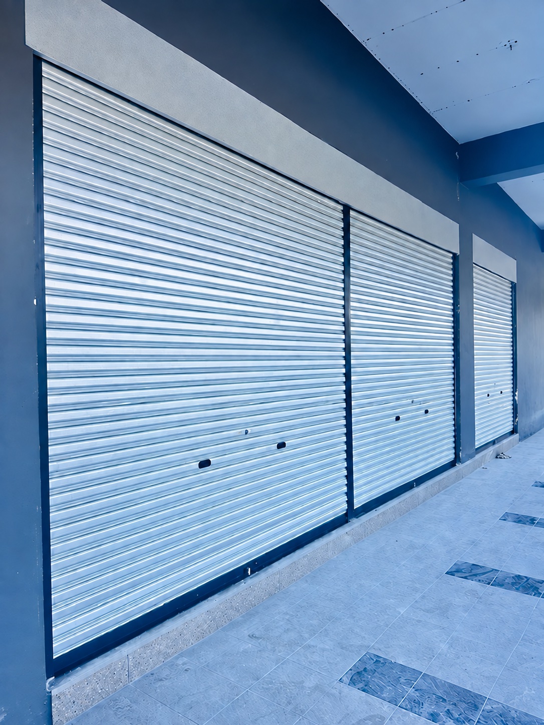 Commercial frontage by KBH Shutters